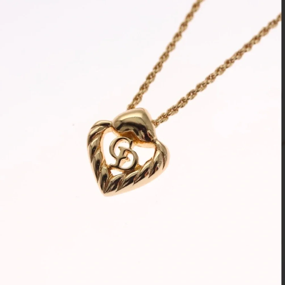 Christian Dior Necklace metal 2Set Gold with a Christian box - Picture 4 of 12